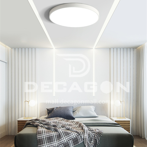 Nordic ultra-thin led ceiling lamp modern round bedroom living room lamp color balcony lamp DR-7012